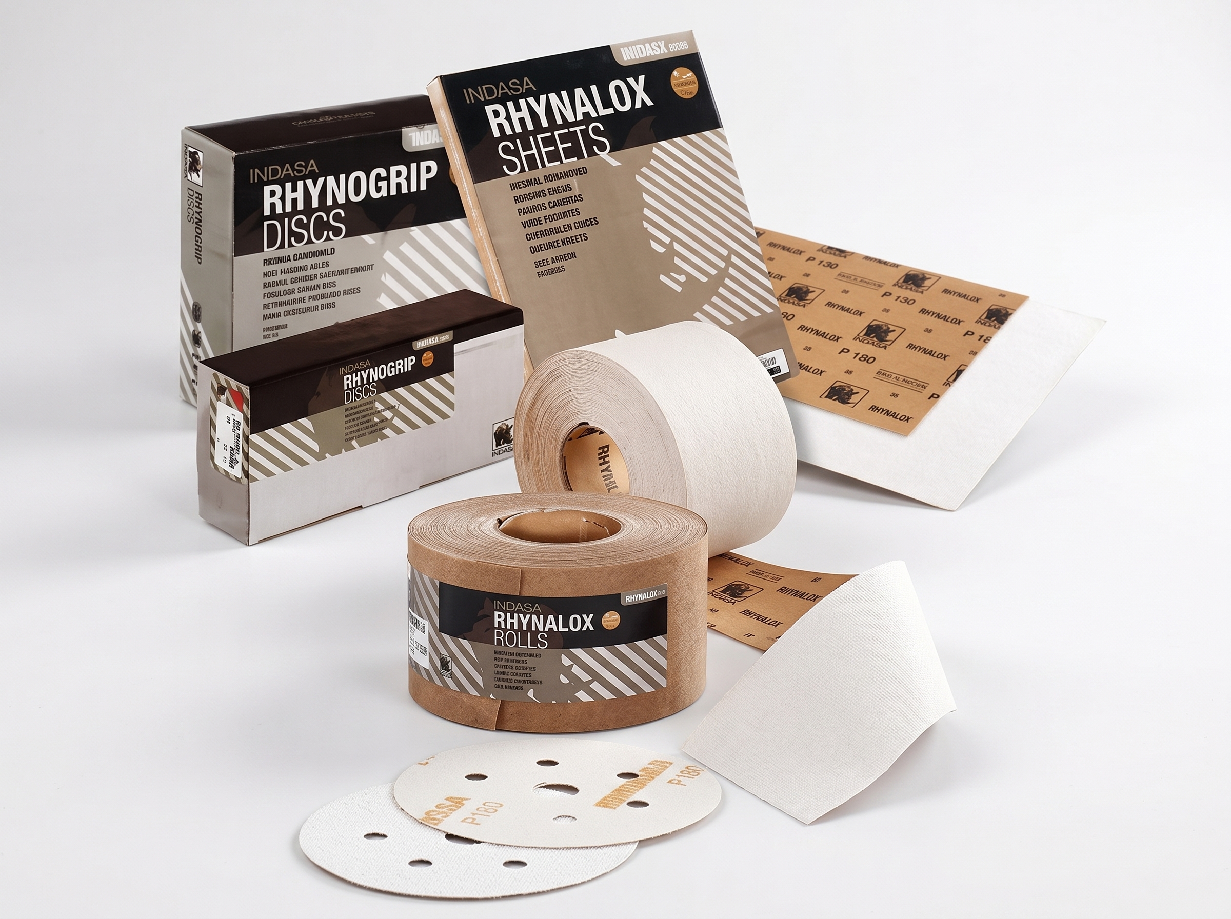 INDASA White Line — Rhynalox/Rhynogrip